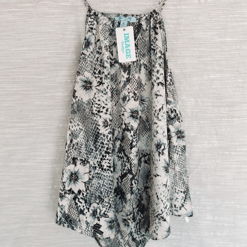 Grey handkerchief top